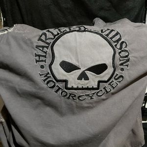 Authentic one of a kind Harley Davidson Motorcycle vest/Jacket, size XL
